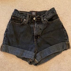 Urban Outfitters Mom High-Rise Black Jean Shorts